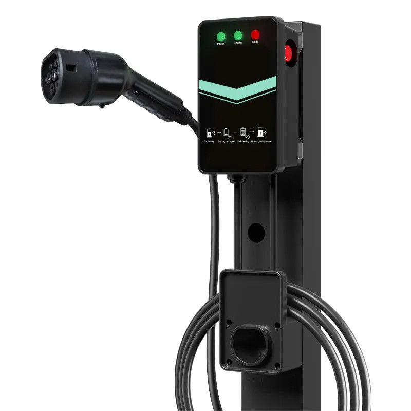 유럽 표준 7kw Type2 32A AC 벽에 장착 된 EV 충전 스테이션