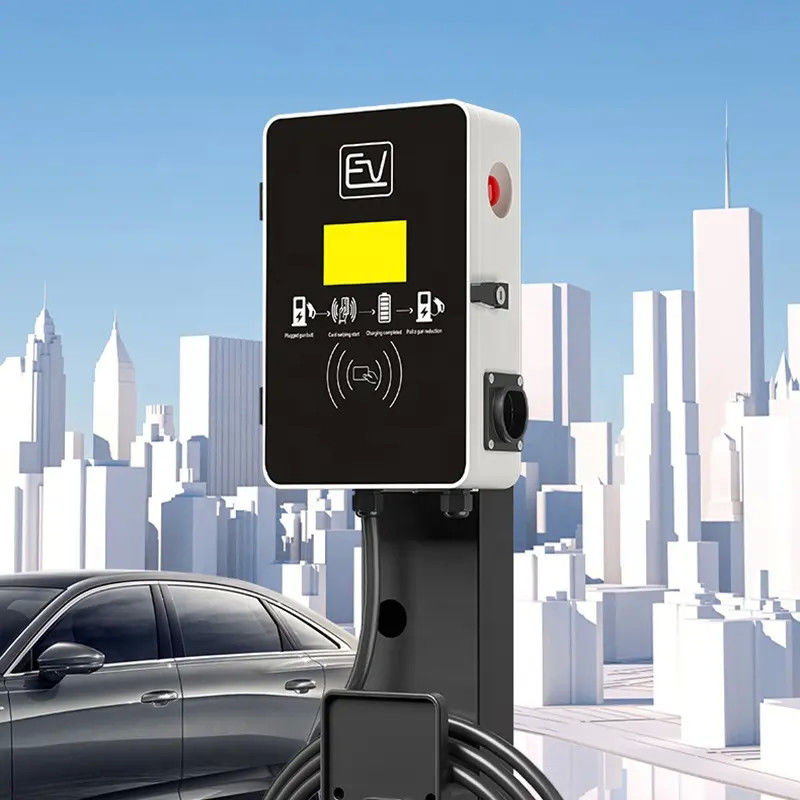 380v 고속 충전 3단계 벽에 장착된 휴대용 2형 EV 충전기