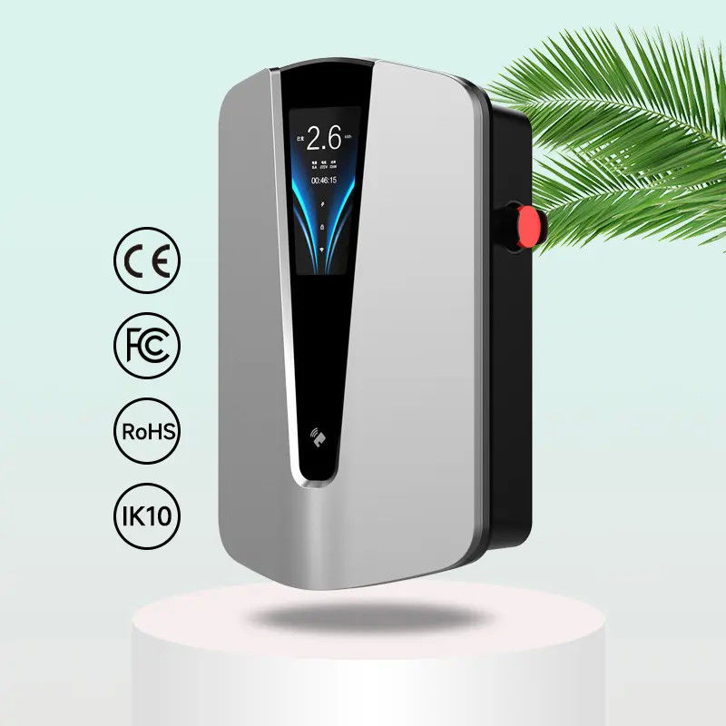 7 킬로와트 타입 1 J1772 고화염 PC 연료 벽에 장착 된 EV 충전기