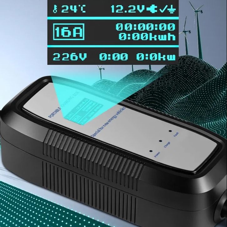 고화 retardant PC 연료 EV 충전기 타입 1 AC 충전기 OEM ODM