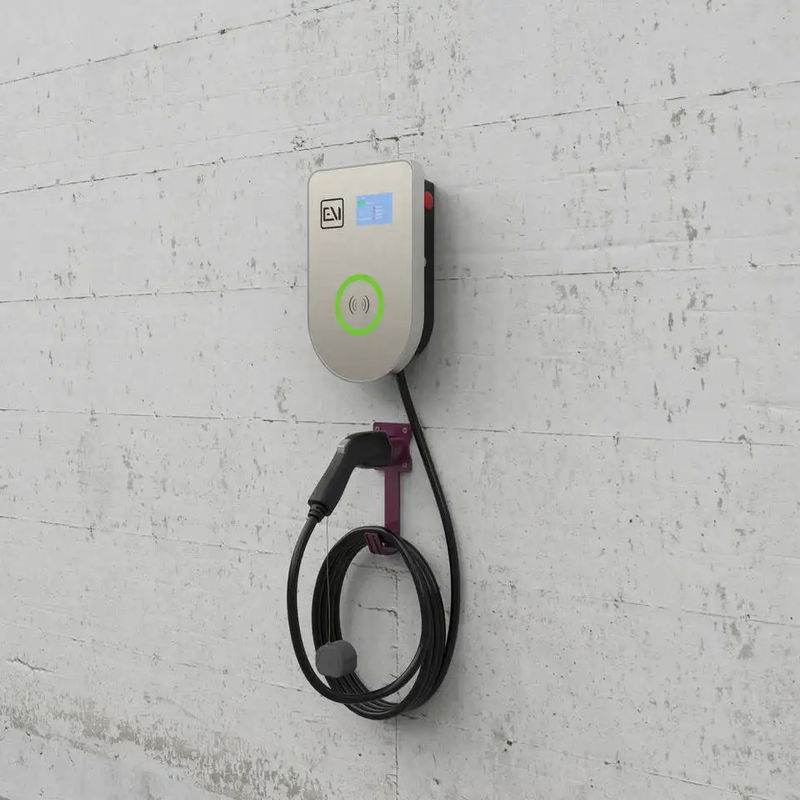 RFID 월 박서 7kw 32a 벽에 장착 된 EV 충전 스테이션 5 미터 케이블