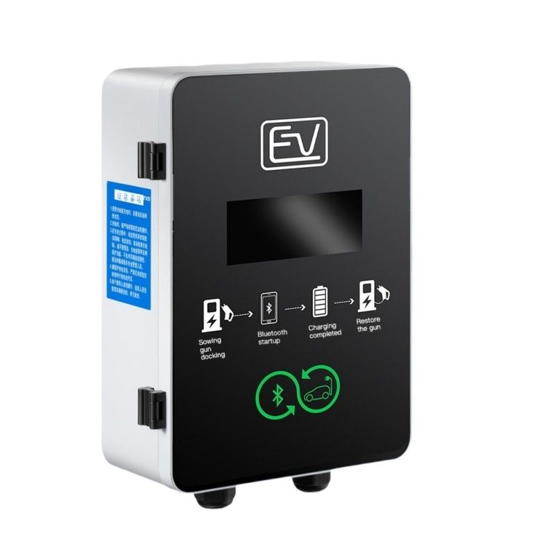 7kw 3단계 빠른 전기 박스 벽에 장착된 EV 충전소 타입1 및 타입2