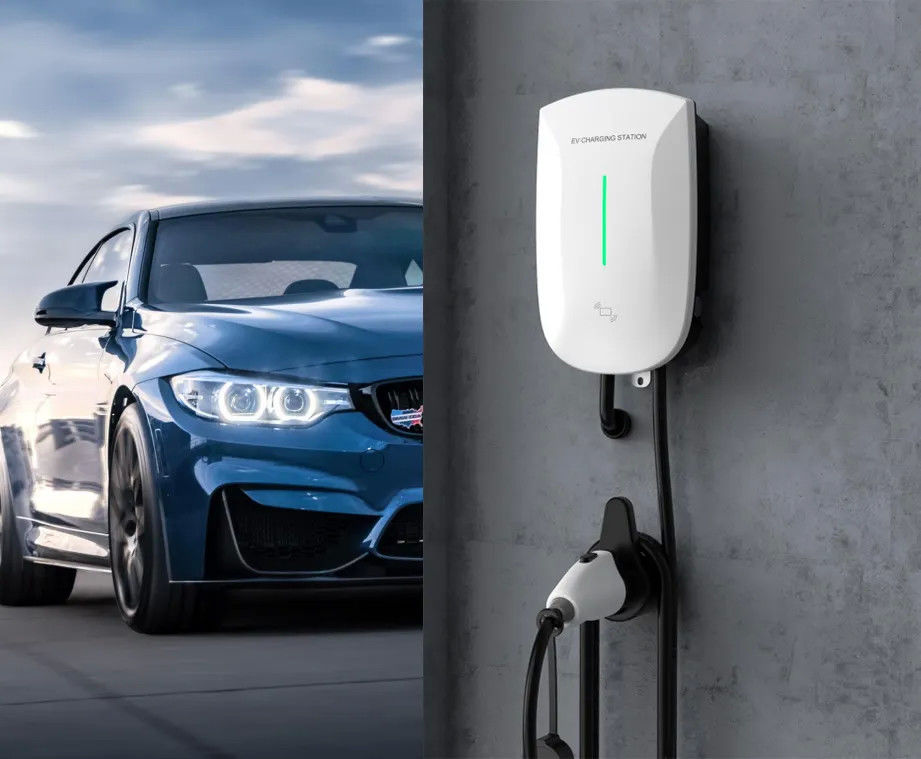 미국 표준 240V RFID 카드 제어 벽에 장착 된 EV 충전 역 가정용