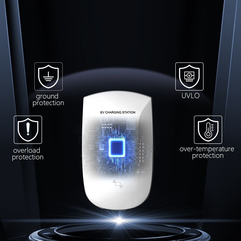 IP55 타입 2 32A 벽에 장착된 EV 충전소 3단계 충전기