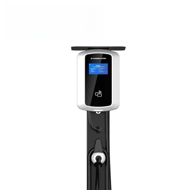앱 버전 AC 22 킬로와트 빠른 벽에 장착 된 EV 충전 스테이션 OEM EV 충전기