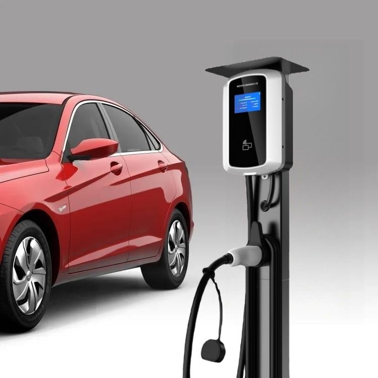 앱 버전 AC 22 킬로와트 빠른 벽에 장착 된 EV 충전 스테이션 OEM EV 충전기
