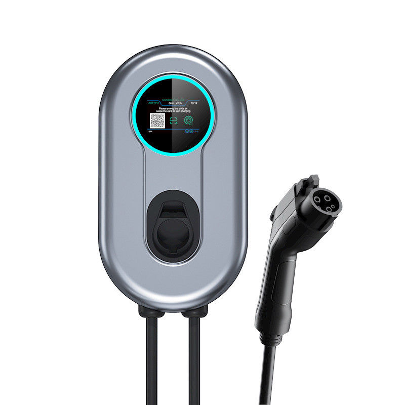 3단계 400v 타입 2 AC EV 충전기 Wifi 충전 조절 전류