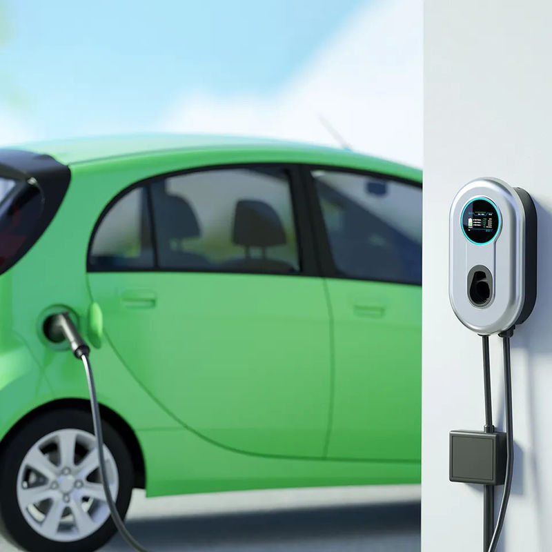22kW RFID 카드 빠른 충전 EV 휴대용 충전기 유형 2 단일 총