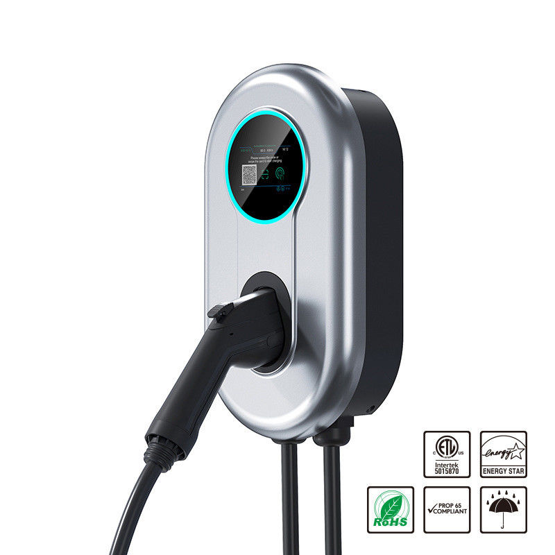 22kW RFID 카드 빠른 충전 EV 휴대용 충전기 유형 2 단일 총
