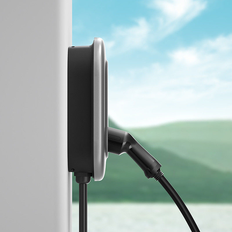 스위핑 카드 타입 2 EV 22kw 충전기 LED 표시기와 함께