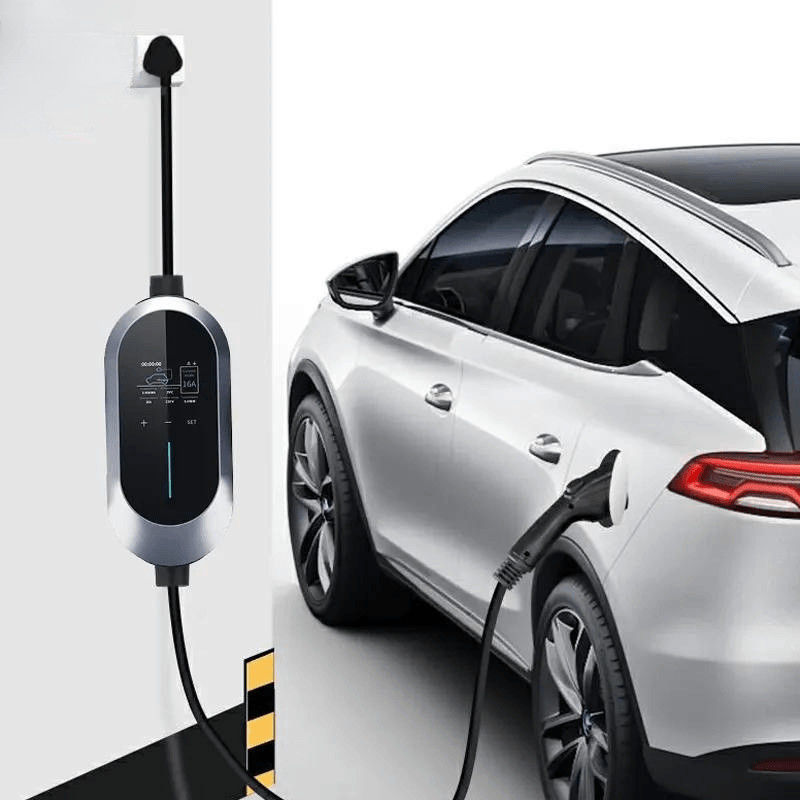 230V CEE 3 핀 터치 버튼 7.2 Kw AC 급속 충전