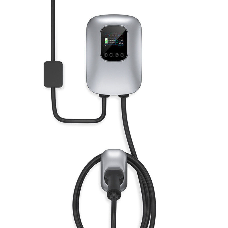 7.4미터 케이블 기둥 장착 11kw 가정형 1 EV 충전기 RFID 카드