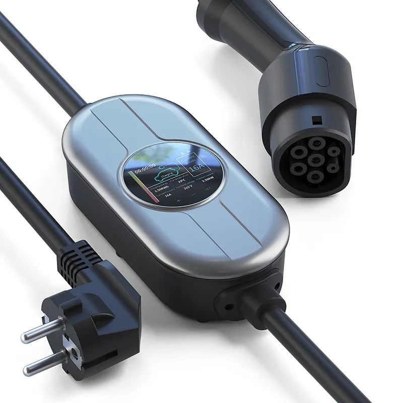 SAE J1772 플러그 휴대용 EV 충전소 모드 2 EV 충전기 CE FCC