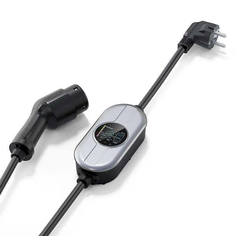 5m 또는 7.4m 케이블 휴대용 EV 충전소 EV 충전기 1단계 AC 230V