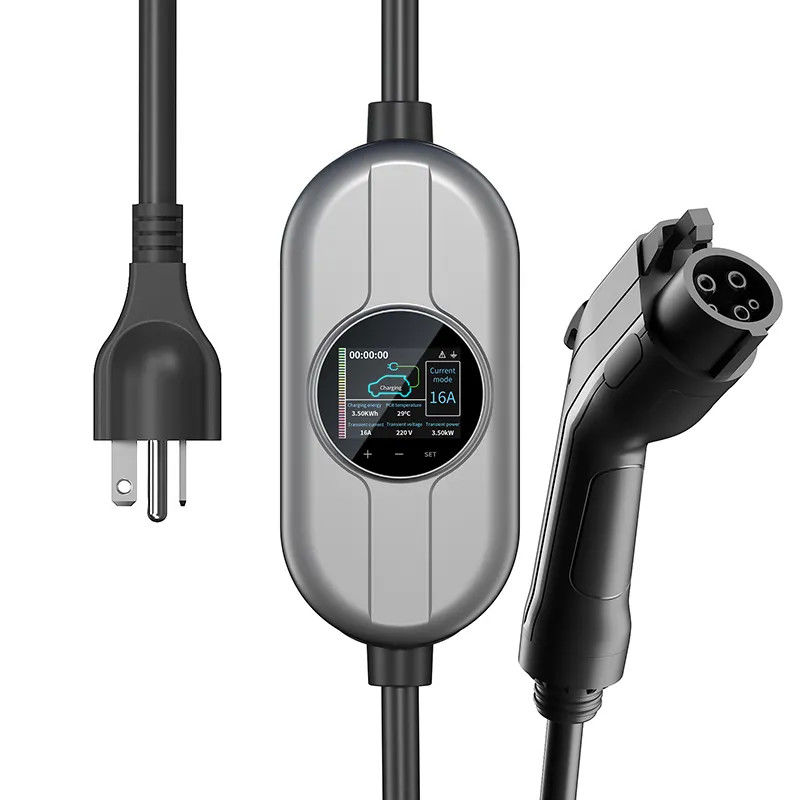 터치 스크린 50Hz ~ 60Hz 32A 휴대용 AC EV 충전기 빠른 충전을 위해