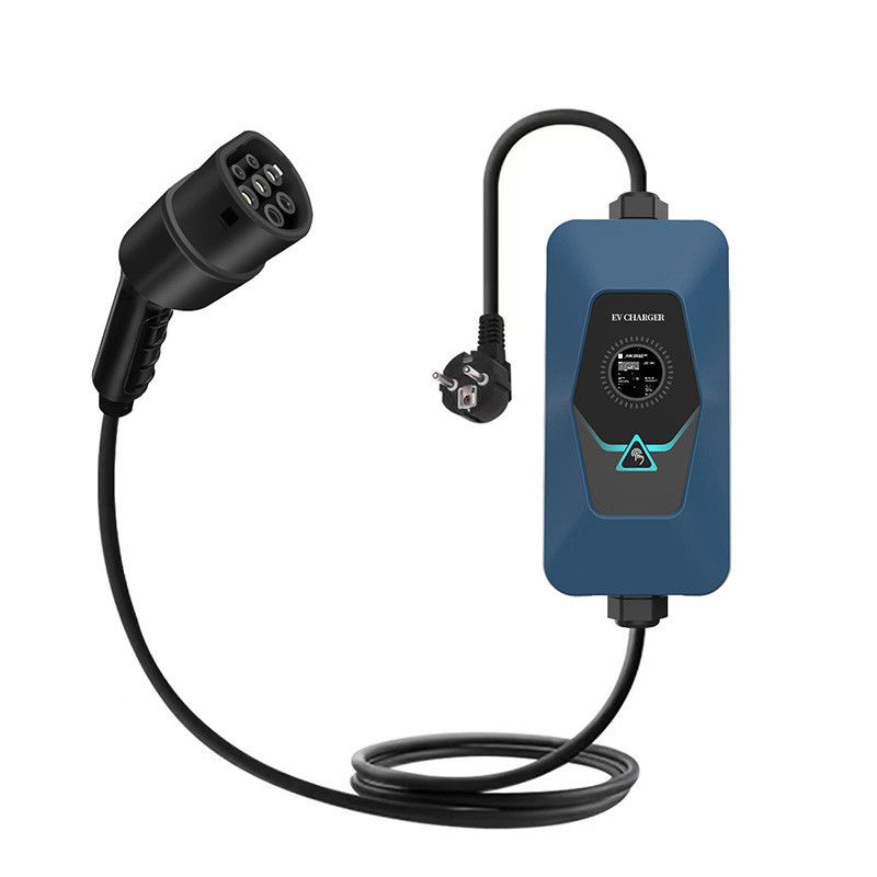2형 화면 32A 휴대용 AC EV 충전기 CE 인증
